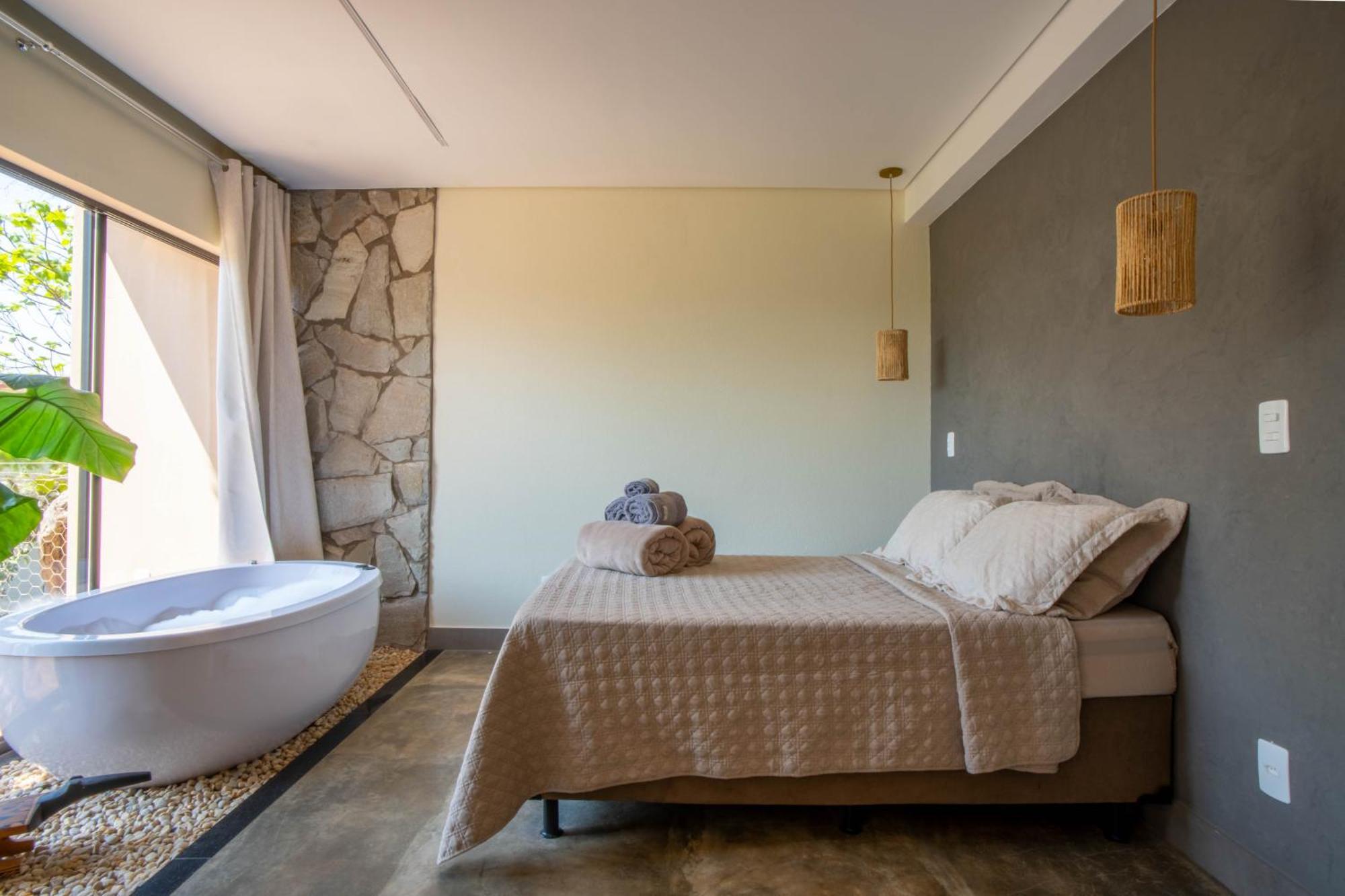 فيلا Lofts Lobo Guara Alto Paraíso de Goiás المظهر الخارجي الصورة